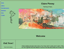 Tablet Screenshot of clairepinney.co.uk